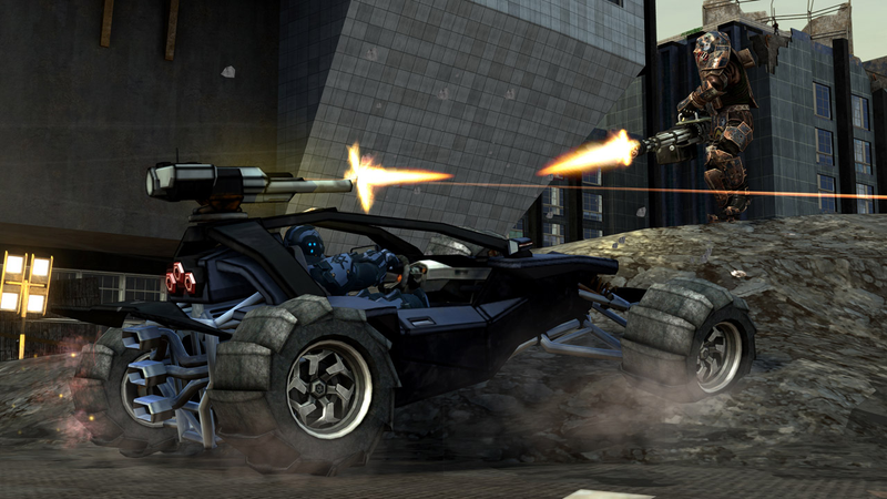 Illustration for article titled New Crackdown 2 Screens Show Off Shiny Preorder Armor